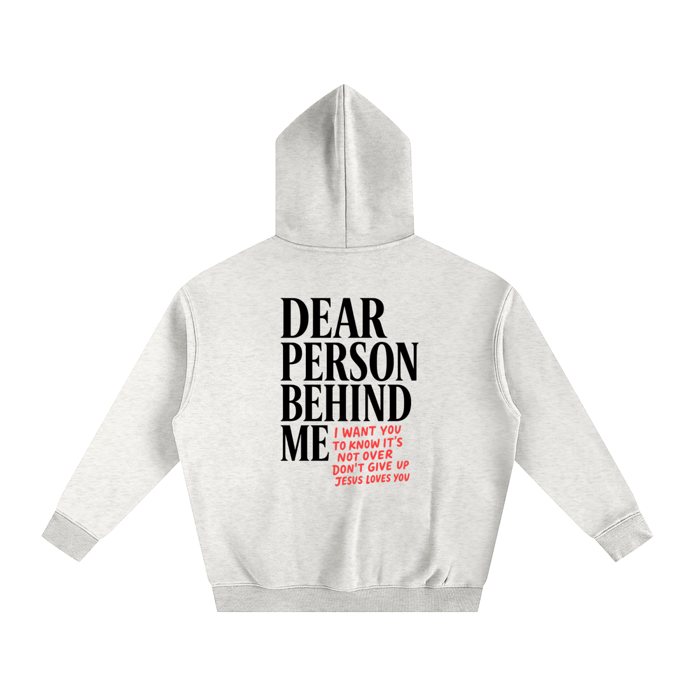 Back Message Hoodie